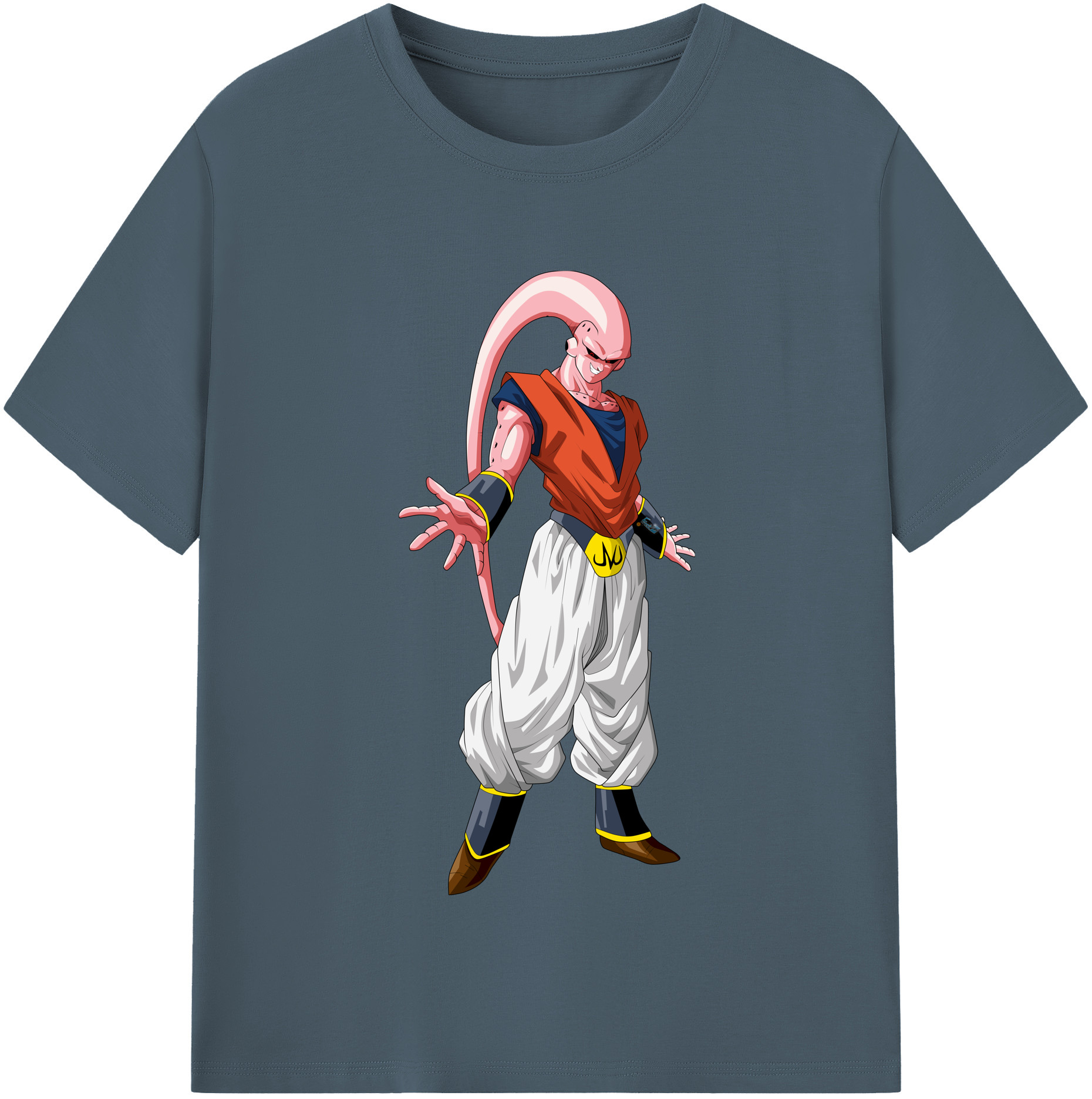 （画像用） ドラゴンボール 魔人ブウ DRAGON BALL Majin Buu 綿100％半袖Tシャツ（フロントプリント）